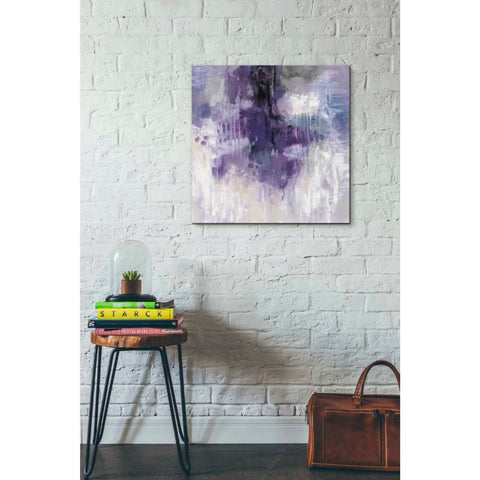 Image of 'Violet Rain' by Silvia Vassileva, Canvas Wall Art,26 x 26