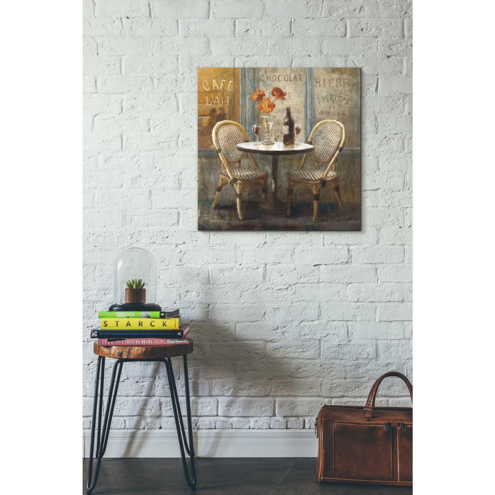 'Meet Me at Le Cafe I' by Danhui Nai, Canvas Wall Art,26 x 26