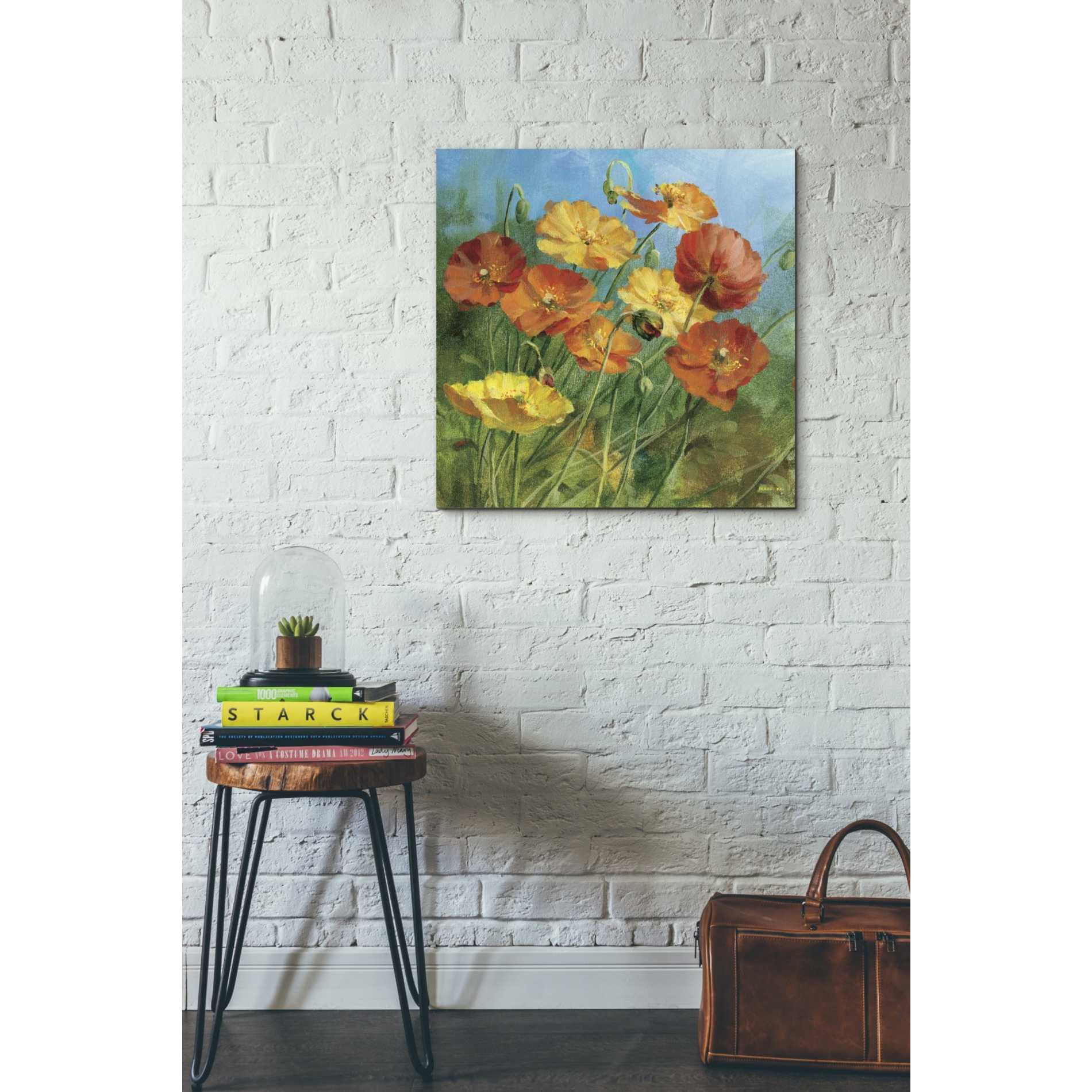 'Summer Field IV' by Danhui Nai, Canvas Wall Art,26 x 26