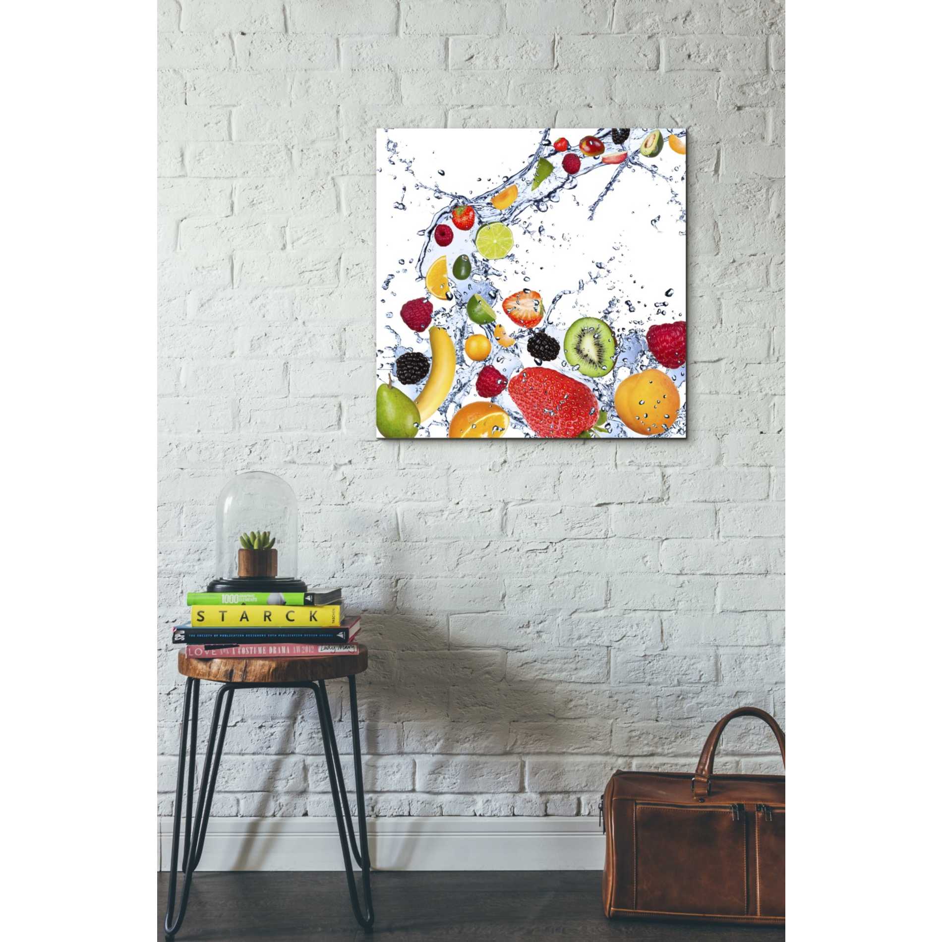 'Fruit Splash II' Canvas Wall Art,26 x 26