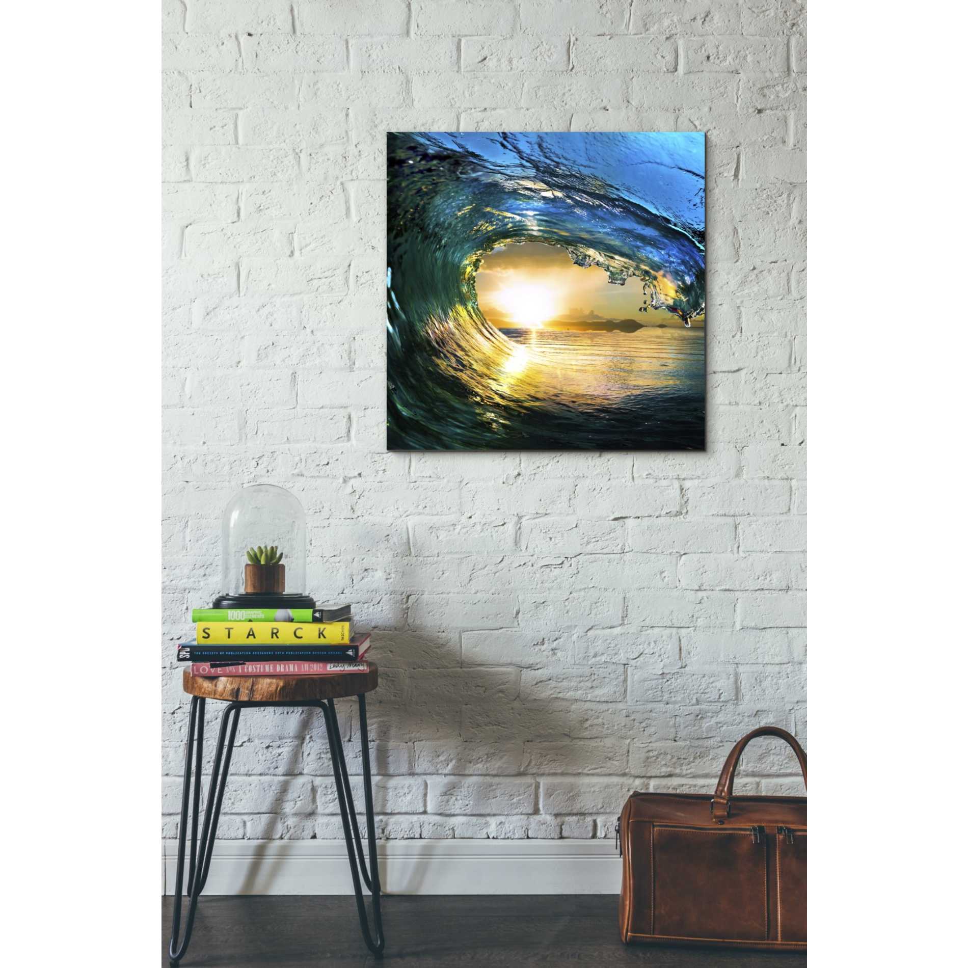 'The Language of Waves' Canvas Wall Art,26 x 26
