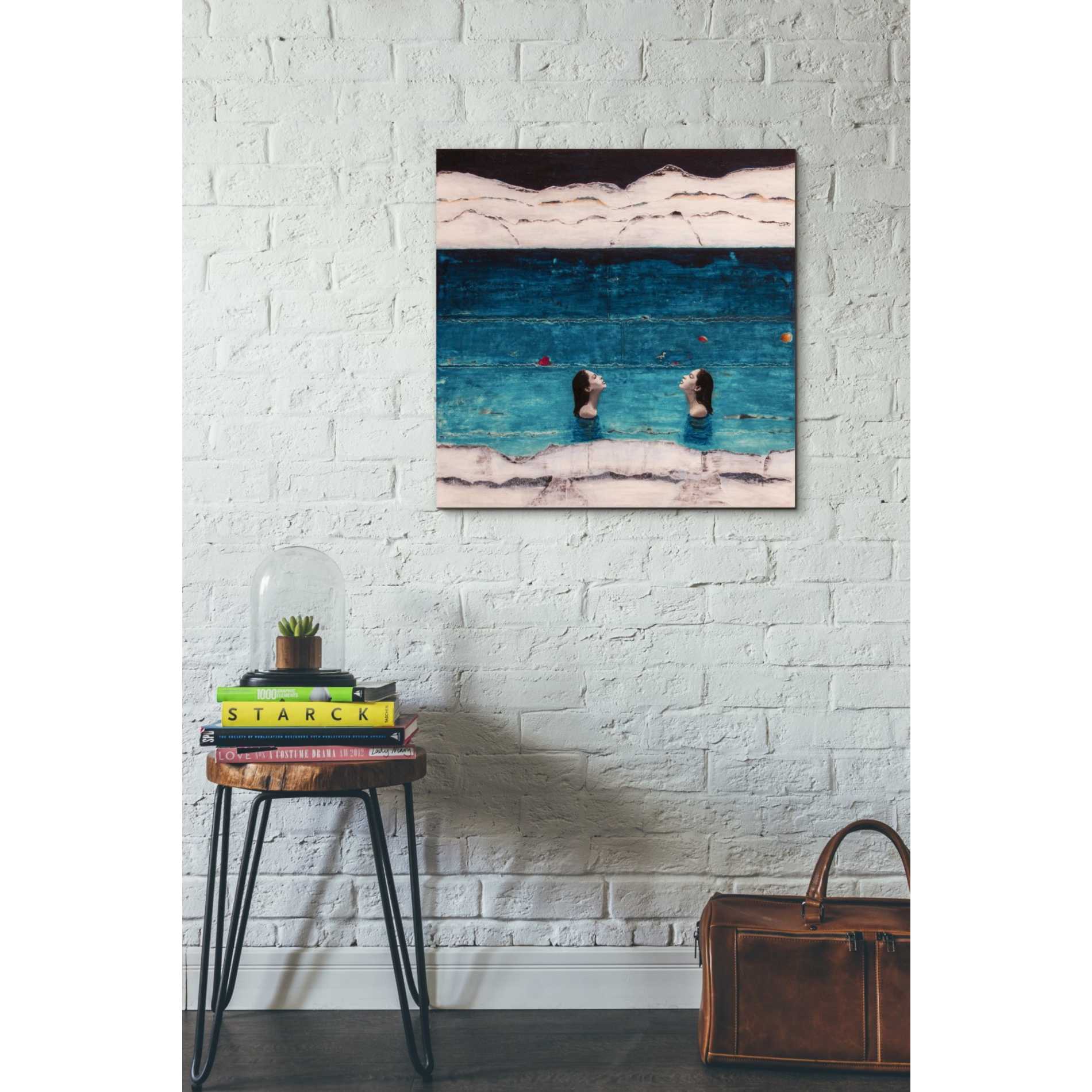 'RISING WATERS' by DB Waterman, Canvas Wall Art,26 x 26