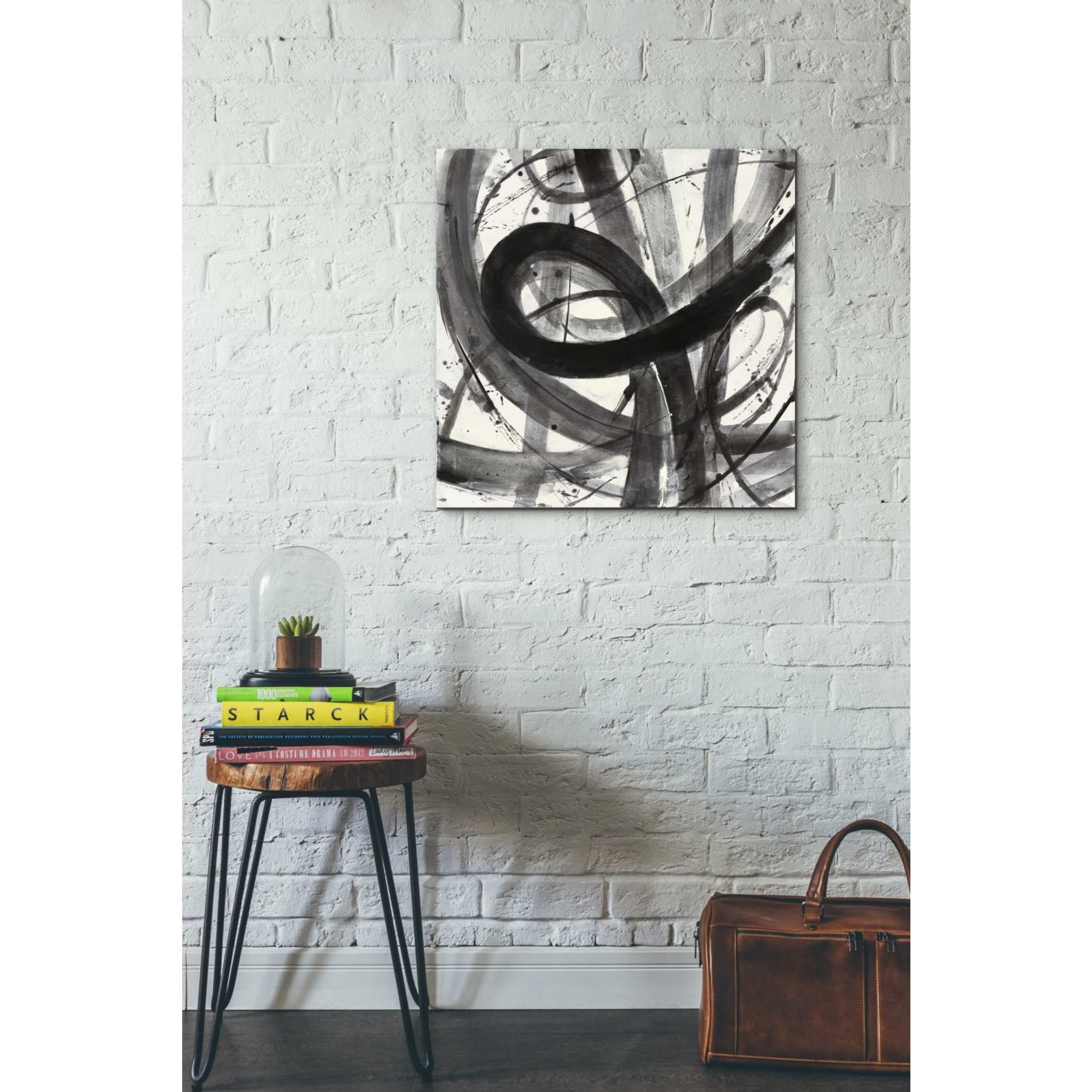 'Roller Coaster I on White' by Albena Hristova, Canvas Wall Art,26 x 26