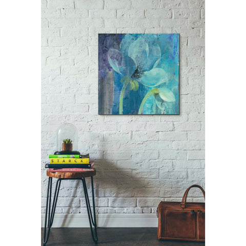Image of 'Moonlight Garden' by Albena Hristova, Canvas Wall Art,26 x 26