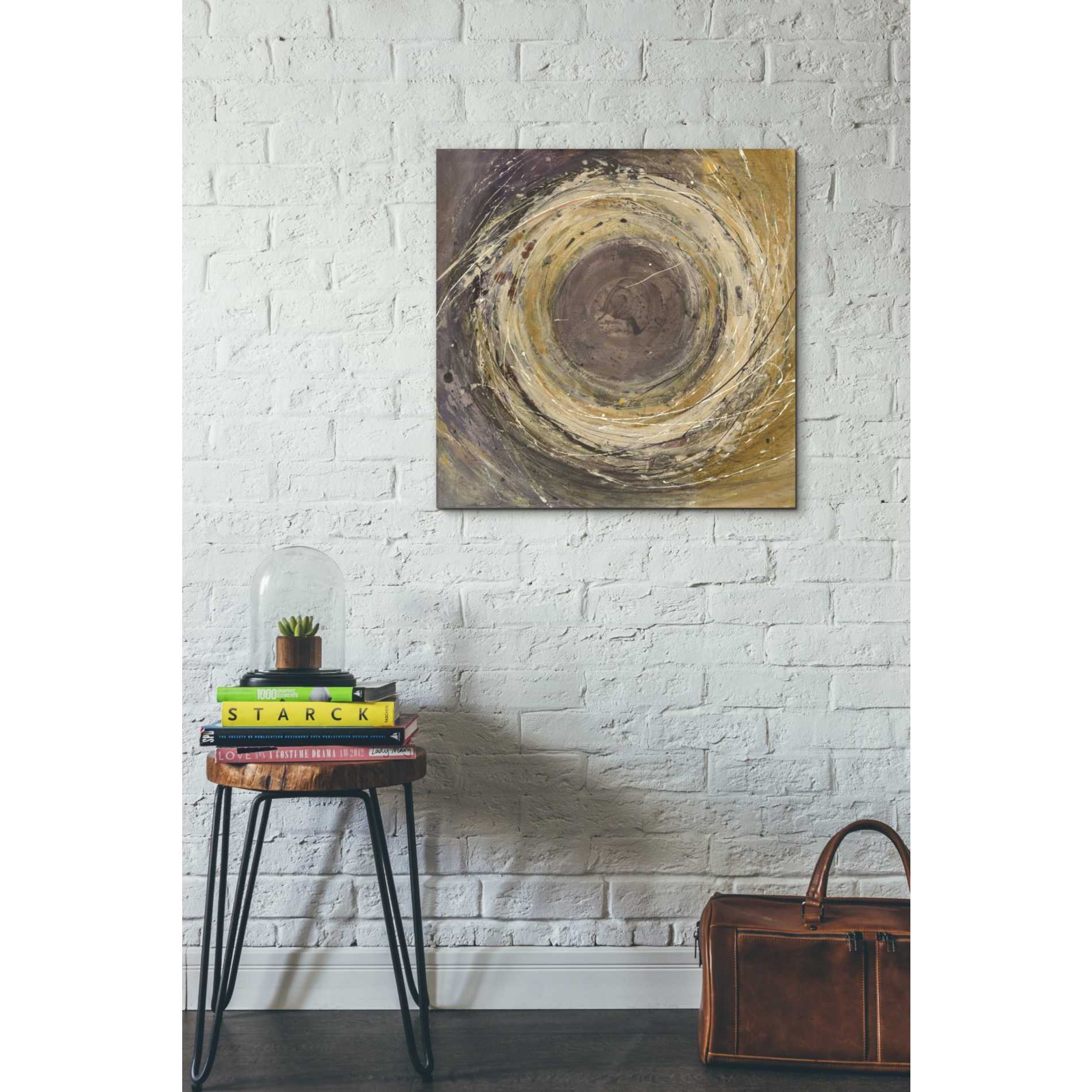 'Wooden Rings' by Albena Hristova, Canvas Wall Art,26 x 26