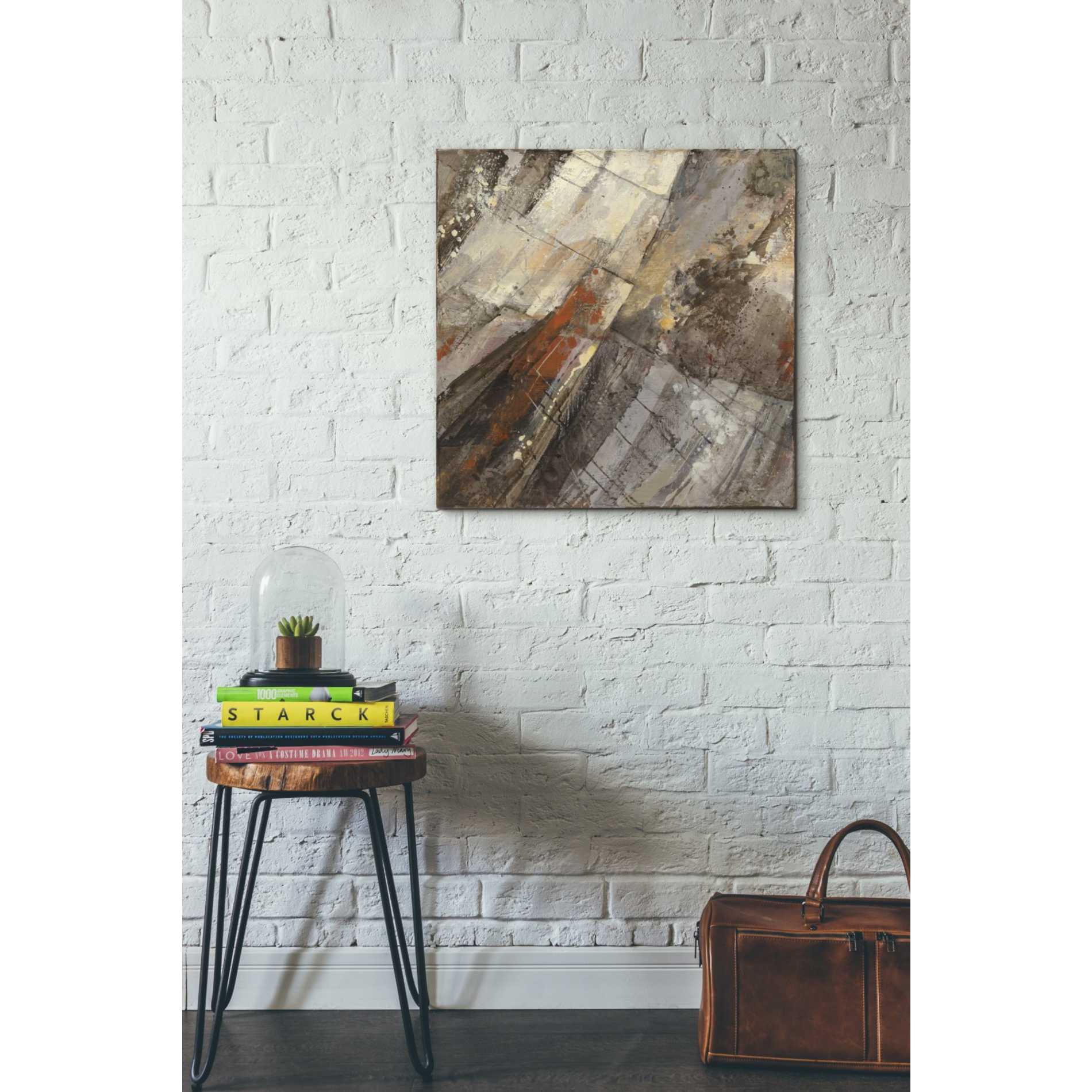 'Fire and Ice' by Albena Hristova, Canvas Wall Art,26 x 26