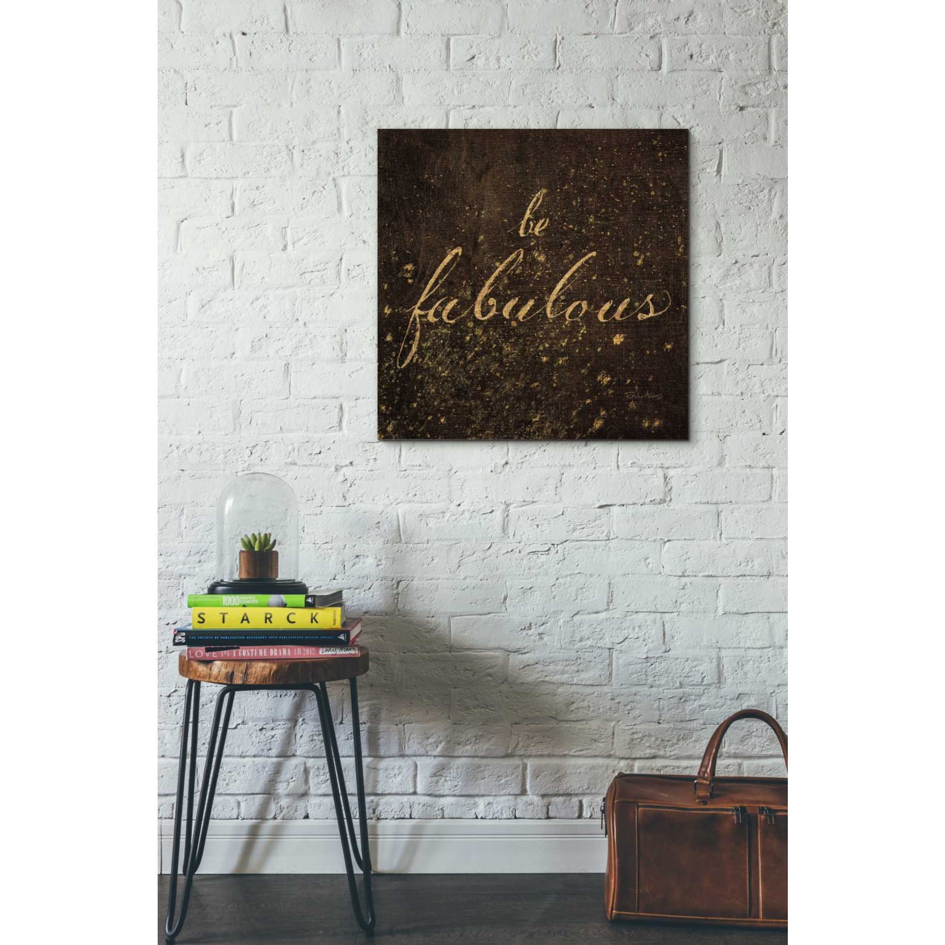 'Shoe Fetish Quotes I' by Emily Adams, Canvas Wall Art,26 x 26