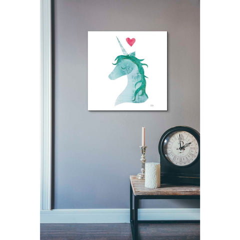 Image of 'Unicorn Magic II' by Melissa Averinos, Canvas Wall Art,26 x 26