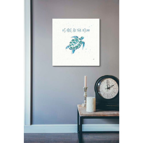 Image of 'Maritime III' by Daphne Brissonet, Canvas Wall Art,26 x 26