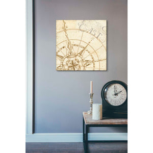 'Coast to Coast Sepia III' by Daphne Brissonet, Canvas Wall Art,26 x 26