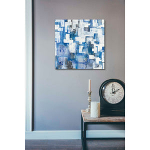 'In Blue A Maze' by Melissa Averinos, Canvas Wall Art,26 x 26