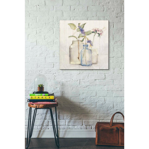Image of 'Blossoms on Birch I' by Cheri Blum, Canvas Wall Art,26 x 26