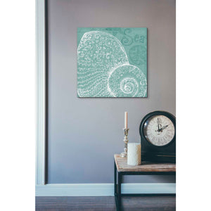 'Aqua Treasure IV' by Daphne Brissonet, Canvas Wall Art,26 x 26