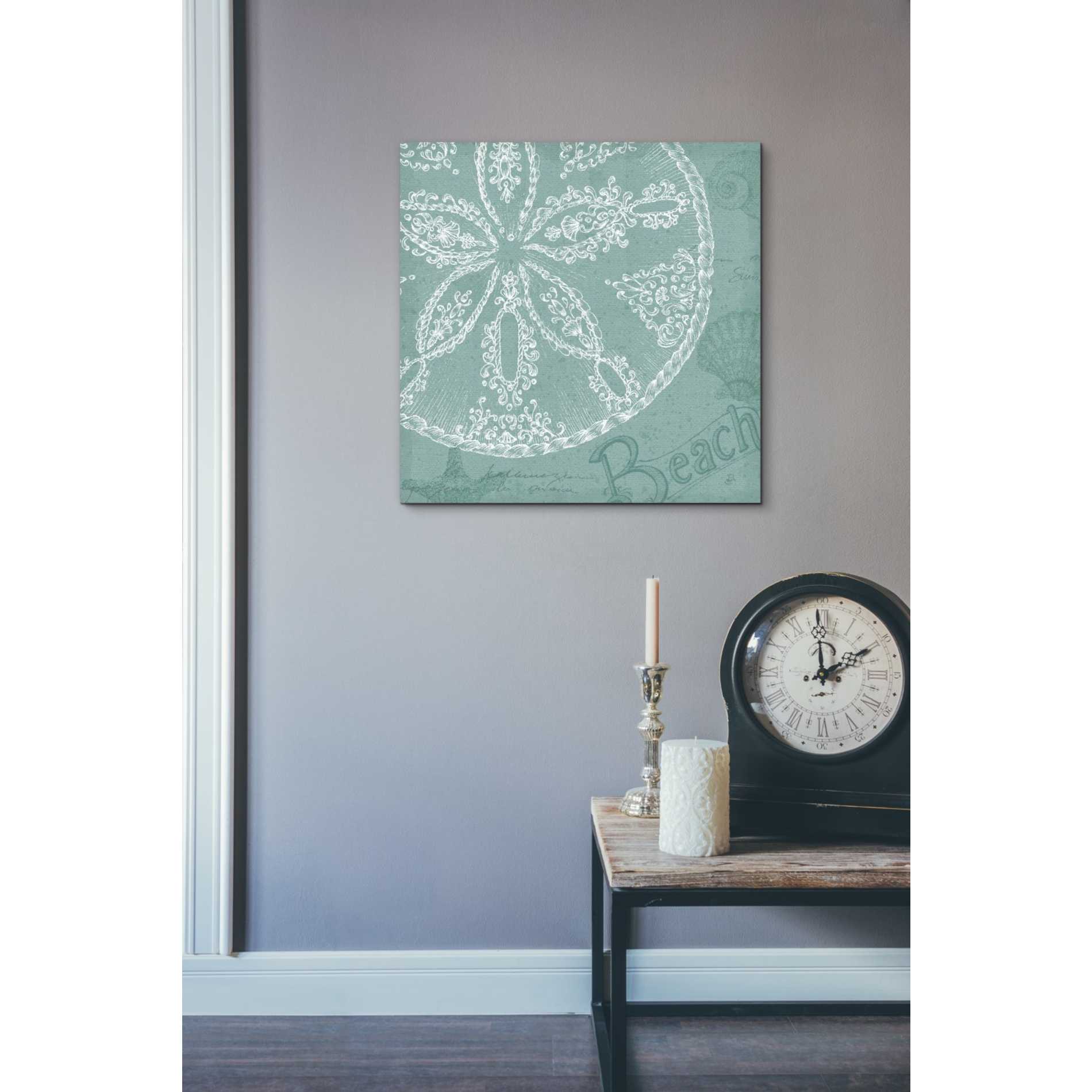 'Aqua Treasure II' by Daphne Brissonet, Canvas Wall Art,26 x 26