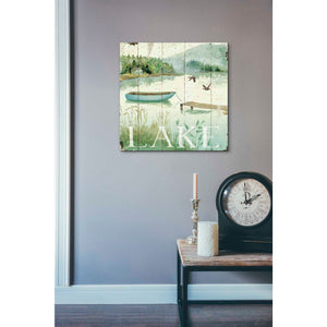 'Lakeside II' by Daphne Brissonet, Canvas Wall Art,26 x 26