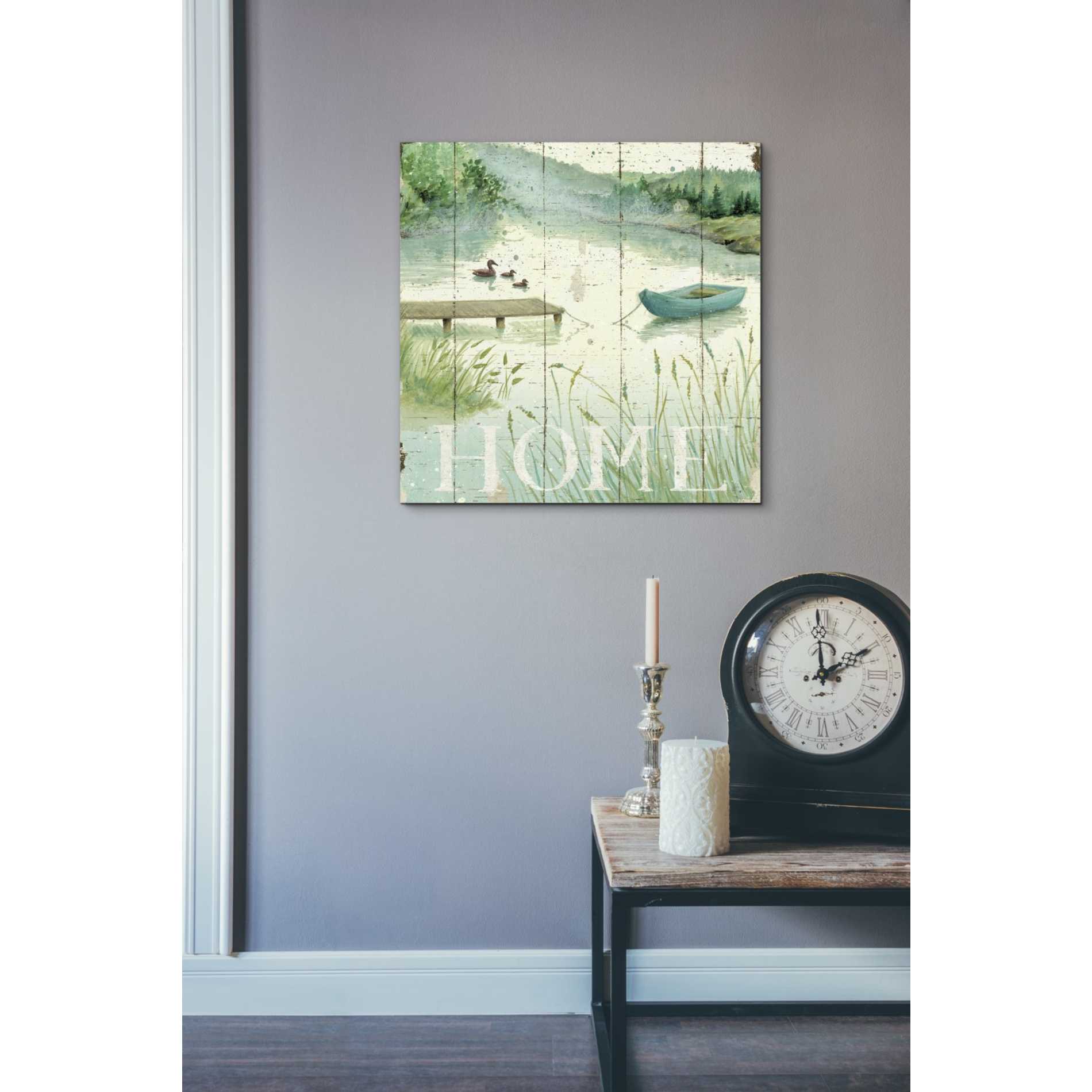 'Lakeside I' by Daphne Brissonet, Canvas Wall Art,26 x 26