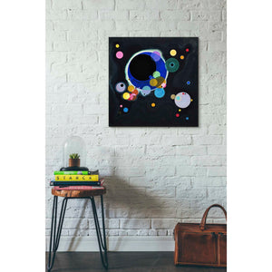 'Several Circles' by Wassily Kandinsky Canvas Wall Art,26 x 26