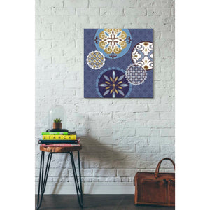 'Mediterranean Blue II' by Veronique Charron, Canvas Wall Art,26 x 26