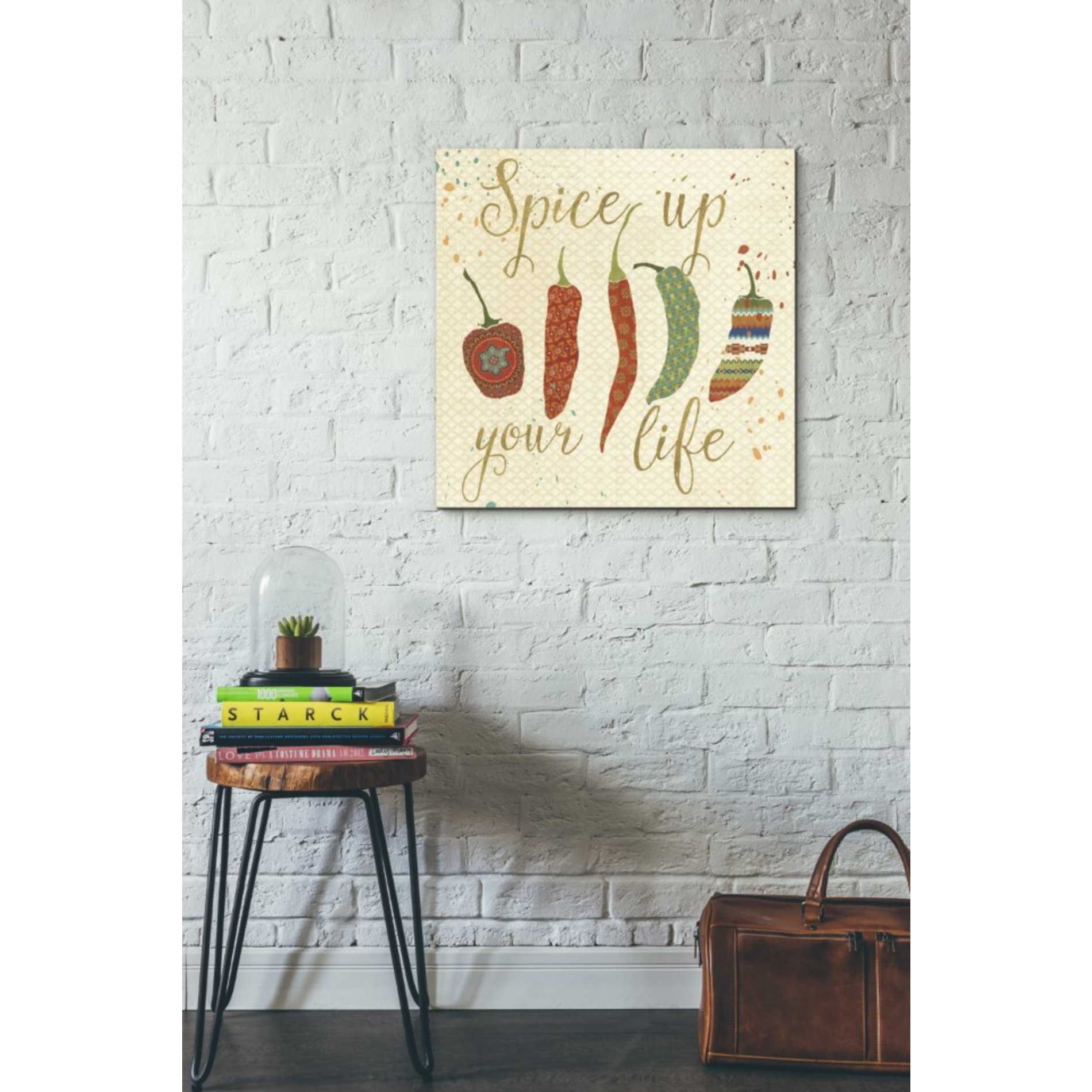 'Mexican Fiesta V' by Veronique Charron, Canvas Wall Art,26 x 26