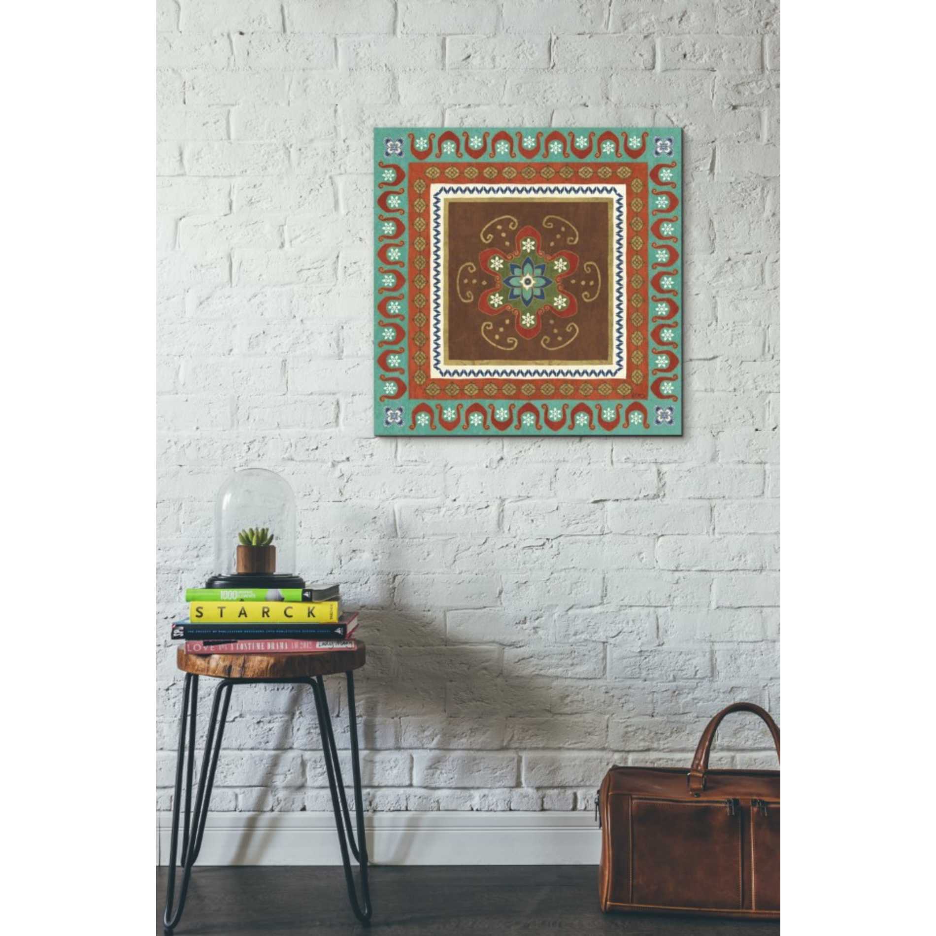 'Mexican Fiesta IV' by Veronique Charron, Canvas Wall Art,26 x 26
