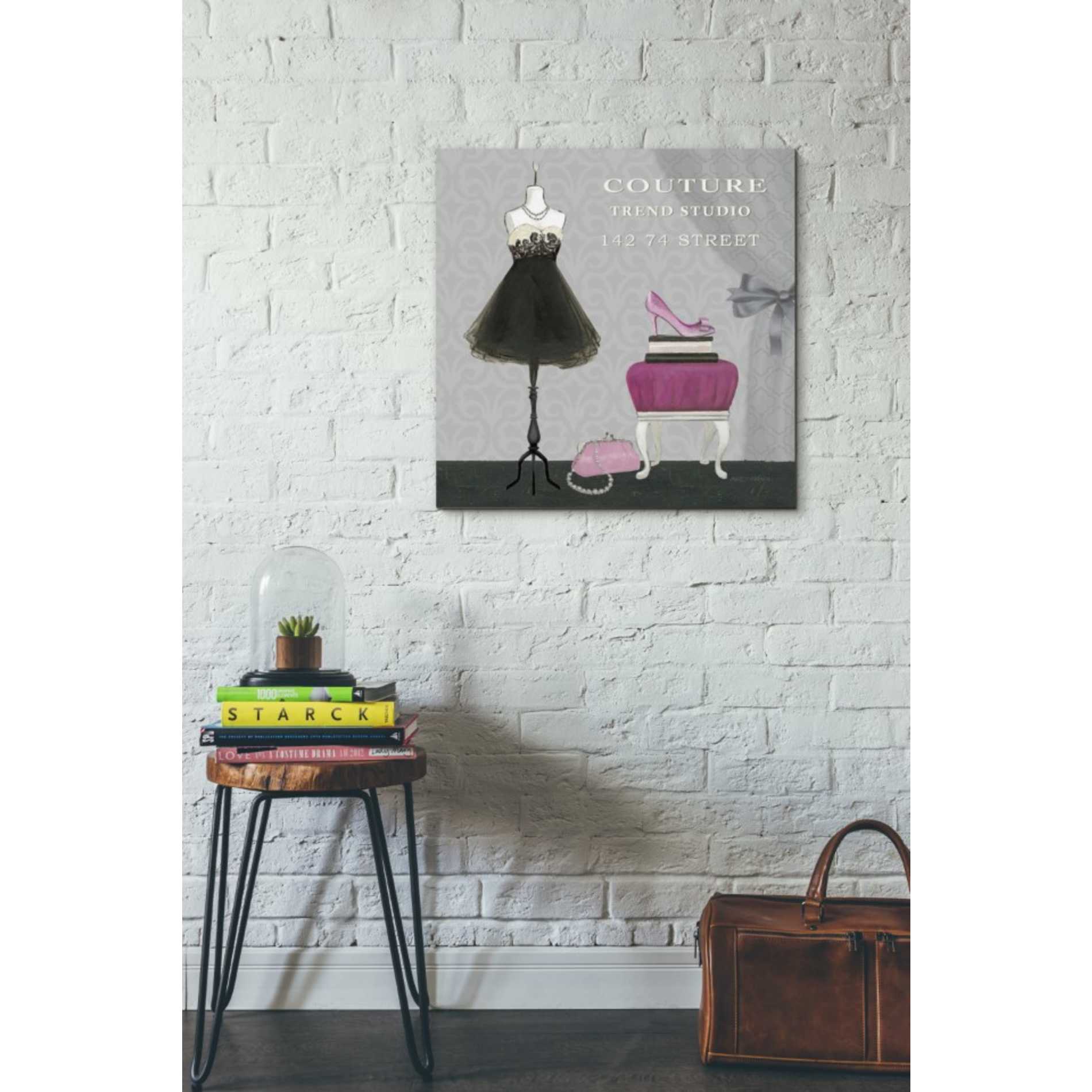 'Dress Fitting Boutique Sq III' by Marco Fabiano, Canvas Wall Art,26 x 26