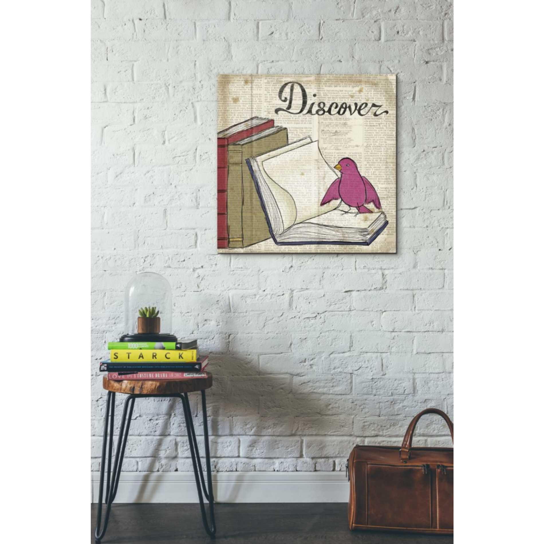 'Bird Inspiration Discover' by Elyse DeNeige, Canvas Wall Art,26 x 26