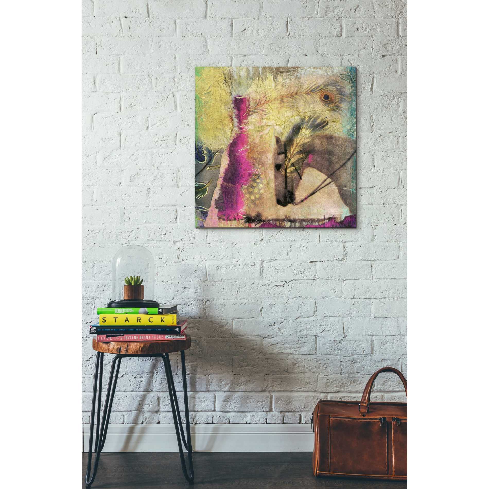 'White Horse' by Elena Ray Canvas Wall Art,26 x 26