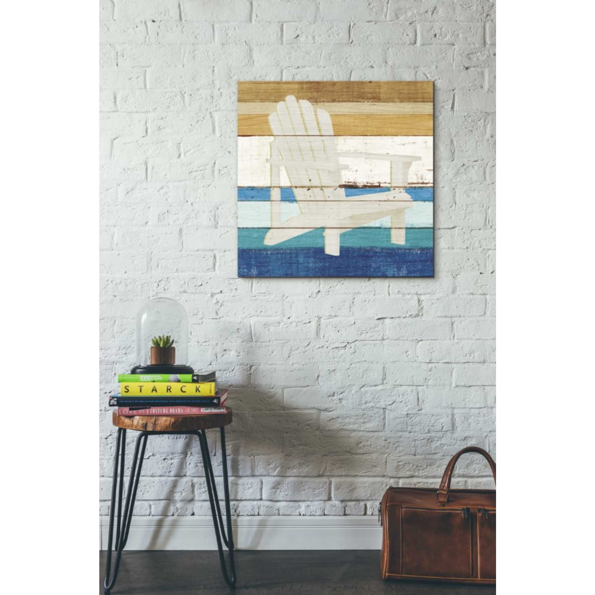 'Beachscape IV' by Michael Mullan, Canvas Wall Art,26 x 26