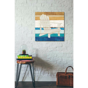 'Beachscape IV' by Michael Mullan, Canvas Wall Art,26 x 26
