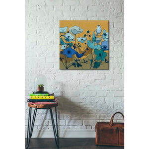 'Birdy Birdy Royal Blue' by Shirley Novak, Canvas Wall Art,26 x 26