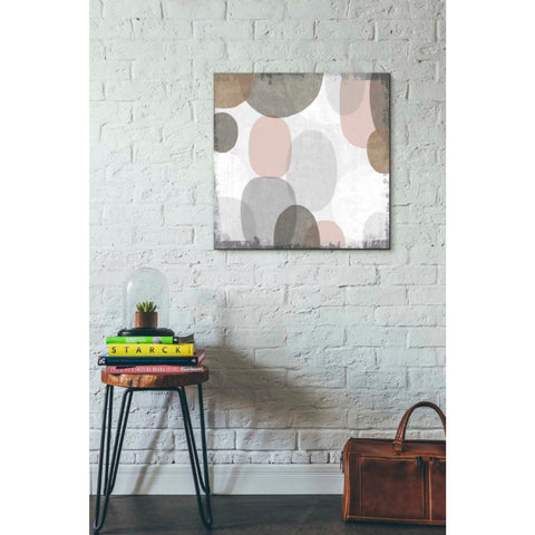 Image of 'Pastel Drips II' by Michael Mullan, Canvas Wall Art,26 x 26