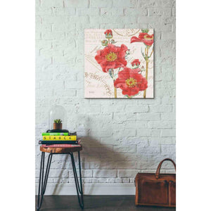 'Bookshelf Botanical V' by Katie Pertiet, Canvas Wall Art,26 x 26
