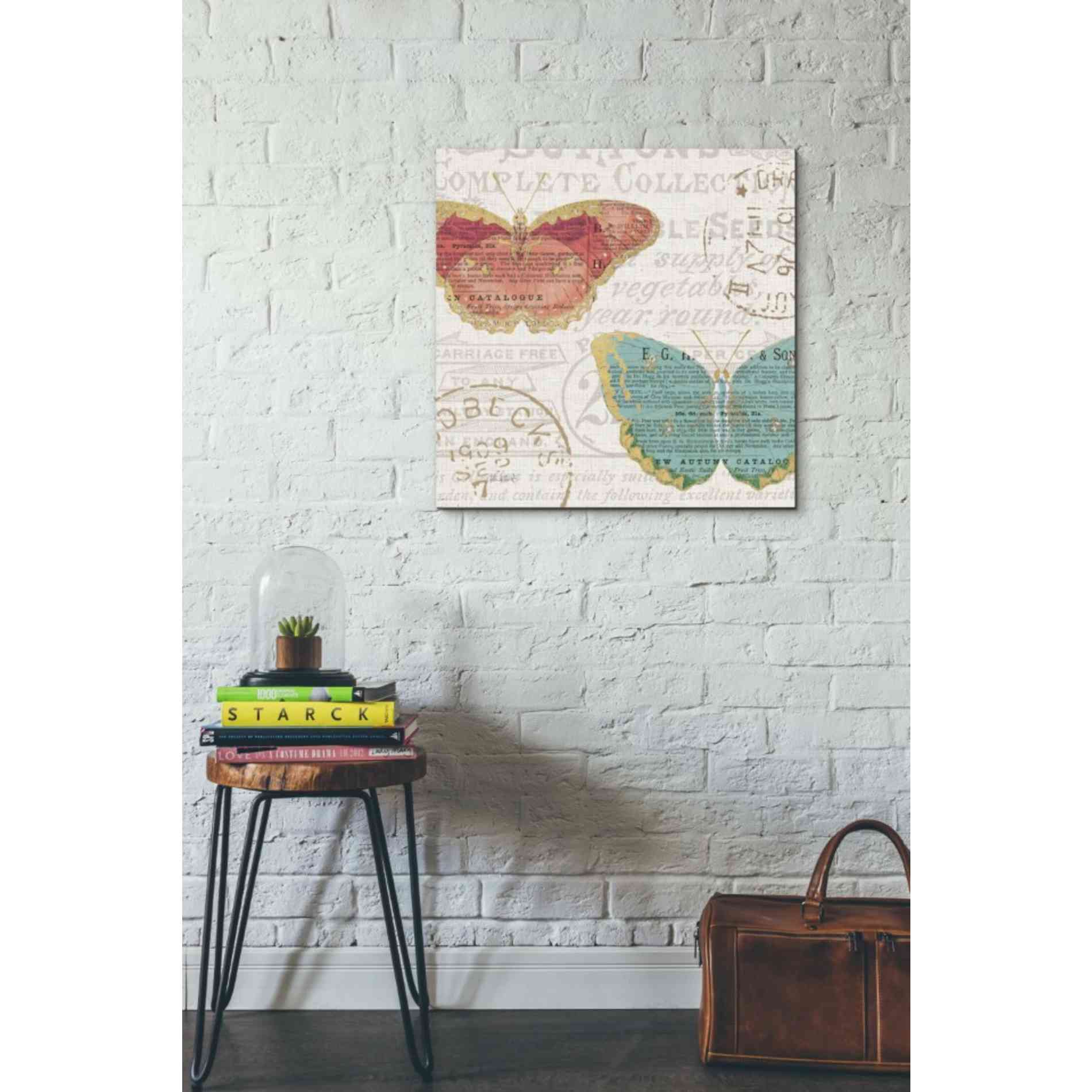 'Bookshelf Botanical VII' by Katie Pertiet, Canvas Wall Art,26 x 26