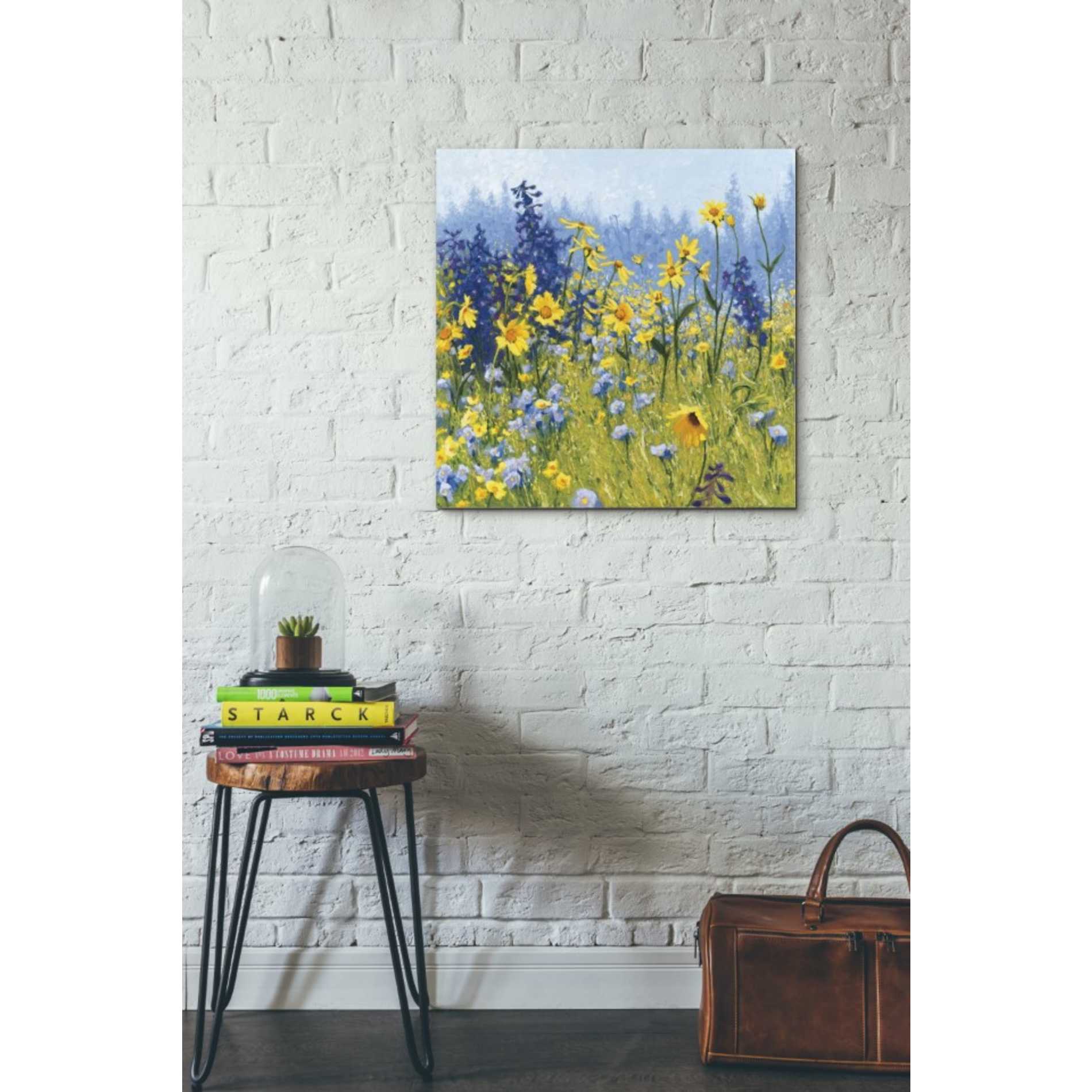 'Joyful in July III' by Shirley Novak, Canvas Wall Art,26 x 26