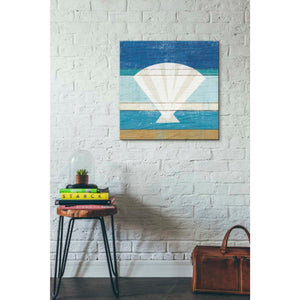 'Beachscape Shell' by Michael Mullan, Canvas Wall Art,26 x 26