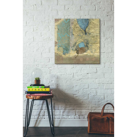 Image of 'Wabi-Sabi Leaf' by Elena Ray Canvas Wall Art,26 x 26