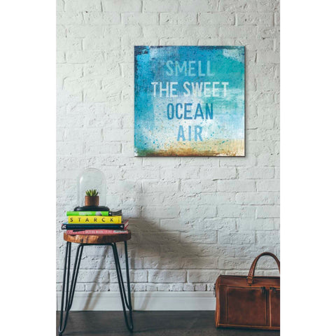 Image of 'Beachscape Abstract II' by Michael Mullan, Canvas Wall Art,26 x 26