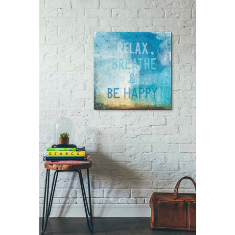 Image of 'Beachscape Abstract I' by Michael Mullan, Canvas Wall Art,26 x 26