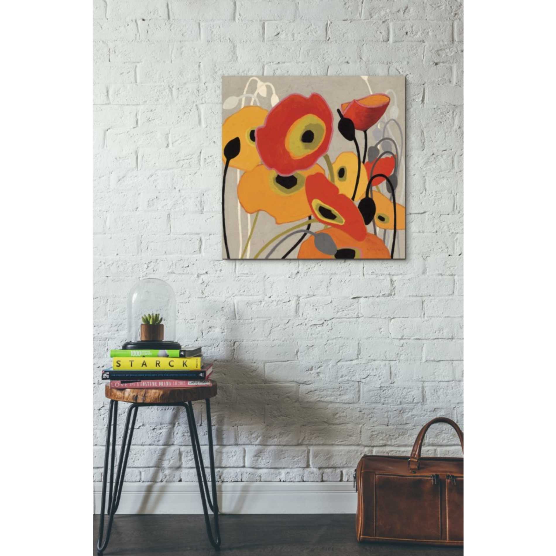 'Mango Tango I' by Shirley Novak, Canvas Wall Art,26 x 26