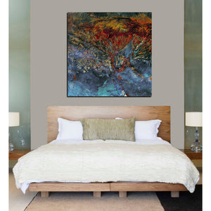 'Earth As Art: Cubism Landsat Style' Canvas Wall Art,26 x 26