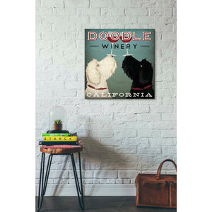 'Doodle Wine' by Ryan Fowler, Canvas Wall Art,26 x 26