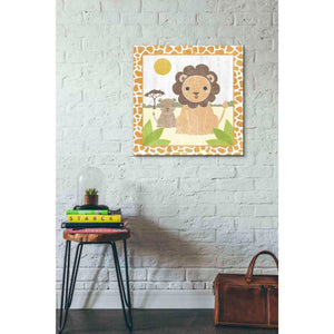 'Safari Fun Lion' by Moira Hershey, Canvas Wall Art,26 x 26