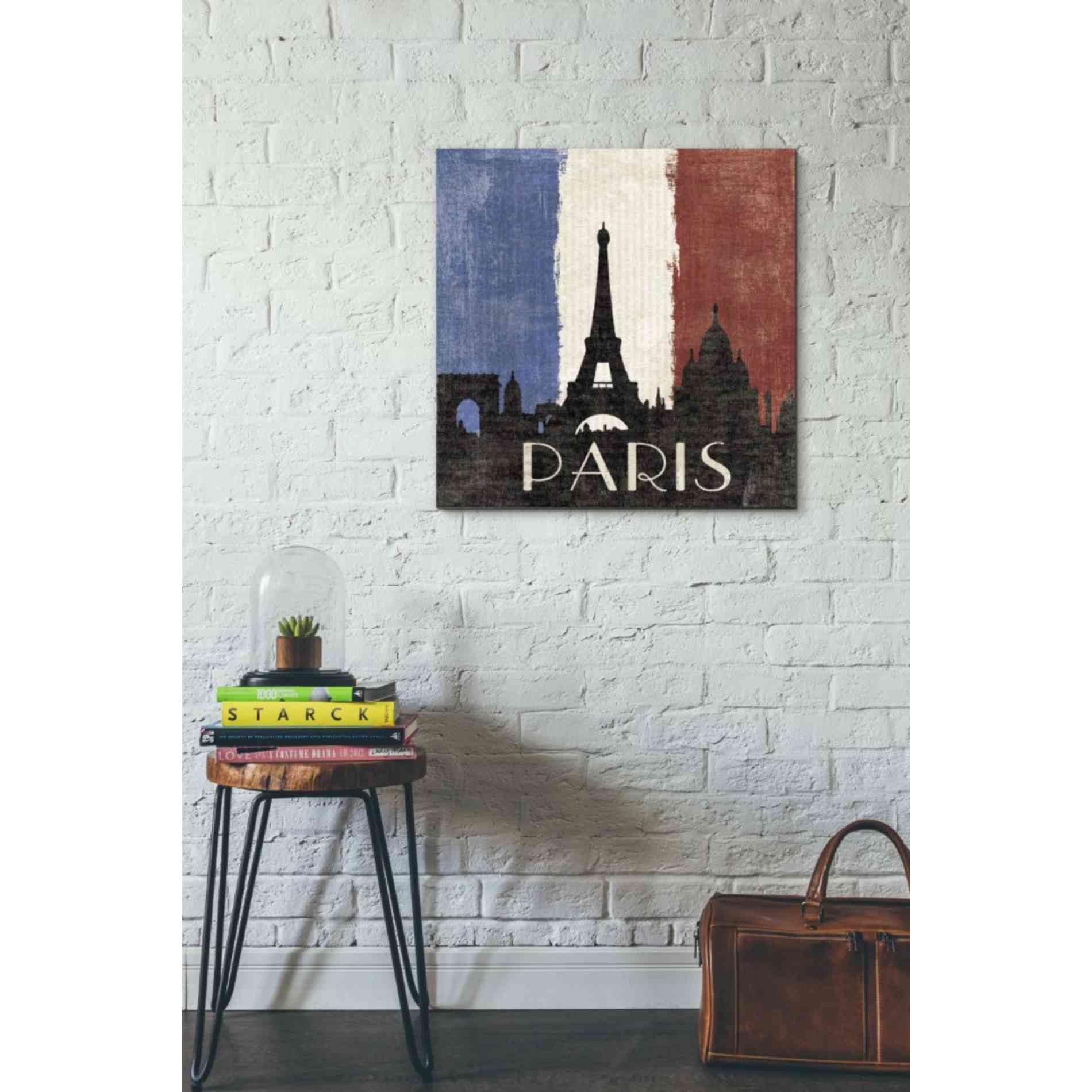 'Paris' by Moira Hershey, Canvas Wall Art,26 x 26