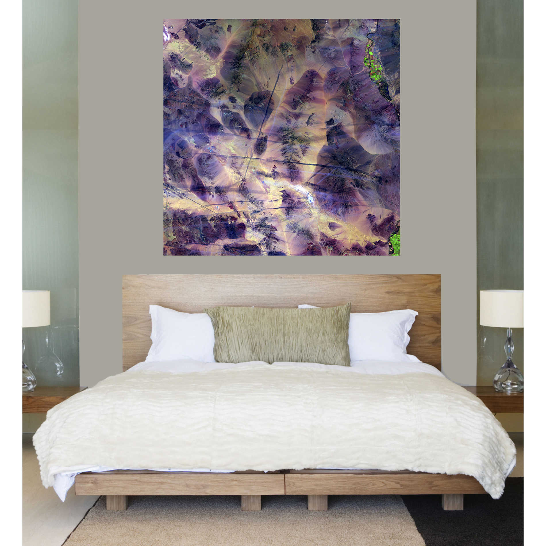 'Earth As Art: Contrails' Canvas Wall Art,26 x 26