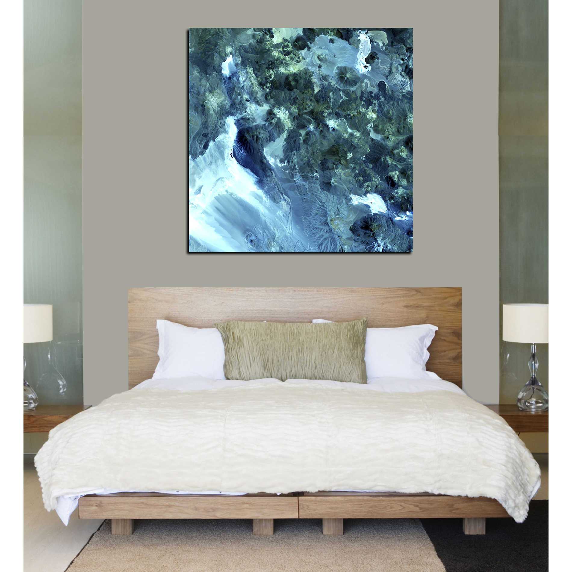 'Earth As Art: Volcanoes' Canvas Wall Art,26 x 26