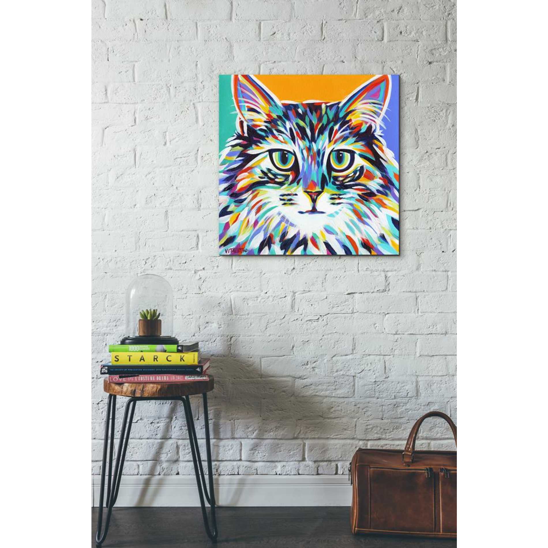 'Dramatic Cats I' by Carolee Vitaletti Giclee Canvas Wall Art