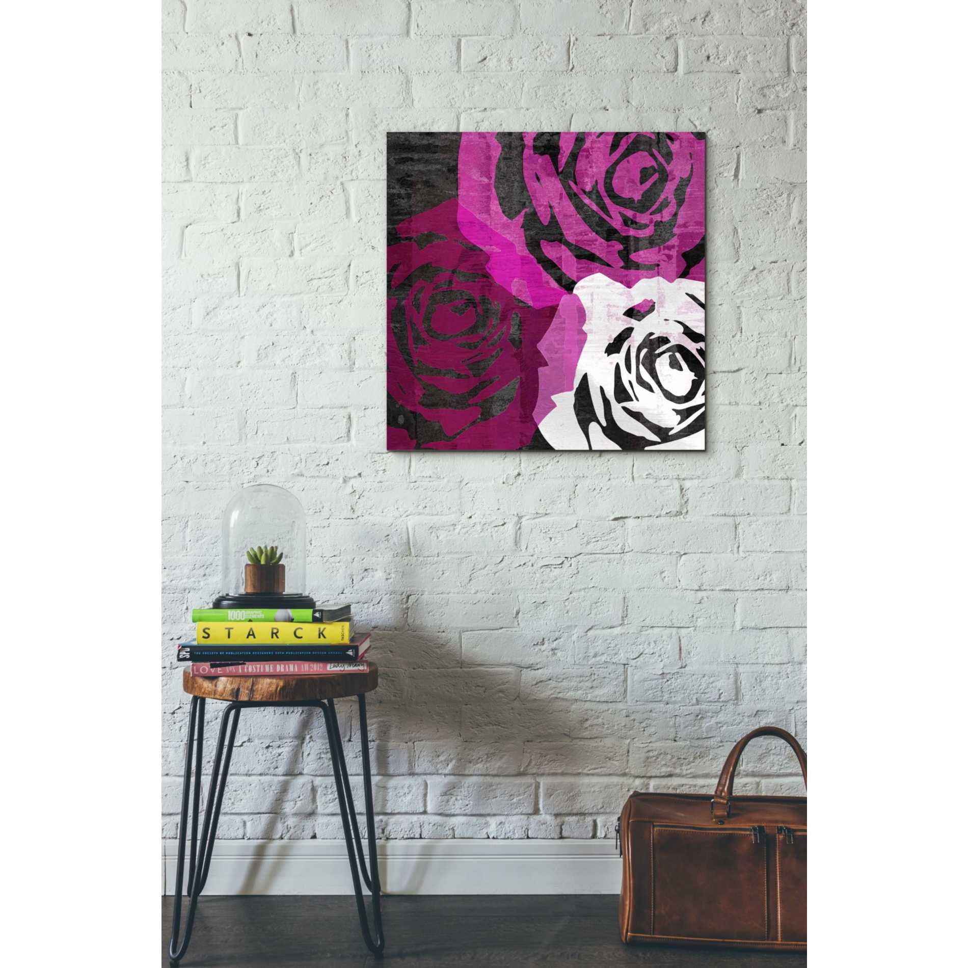 'Bloomer Squares VI' by James Burghardt Giclee Canvas Wall Art