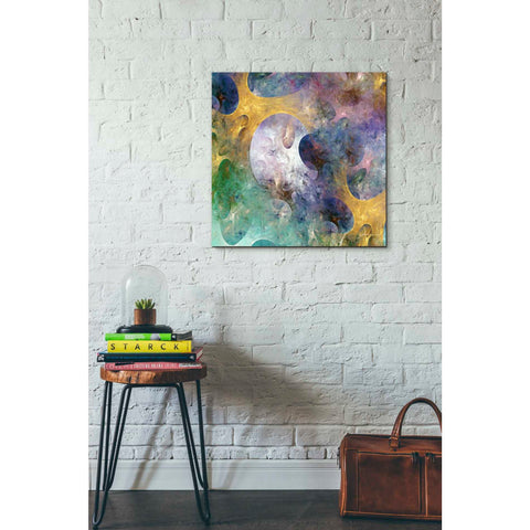 Image of 'Lunar Tiles I' by James Burghardt, Canvas Wall Art,26 x 26