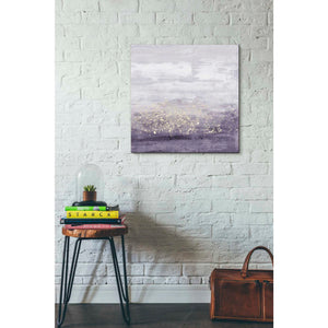 'Amethyst Glitter I' by Jennifer Goldberger Giclee Canvas Wall Art