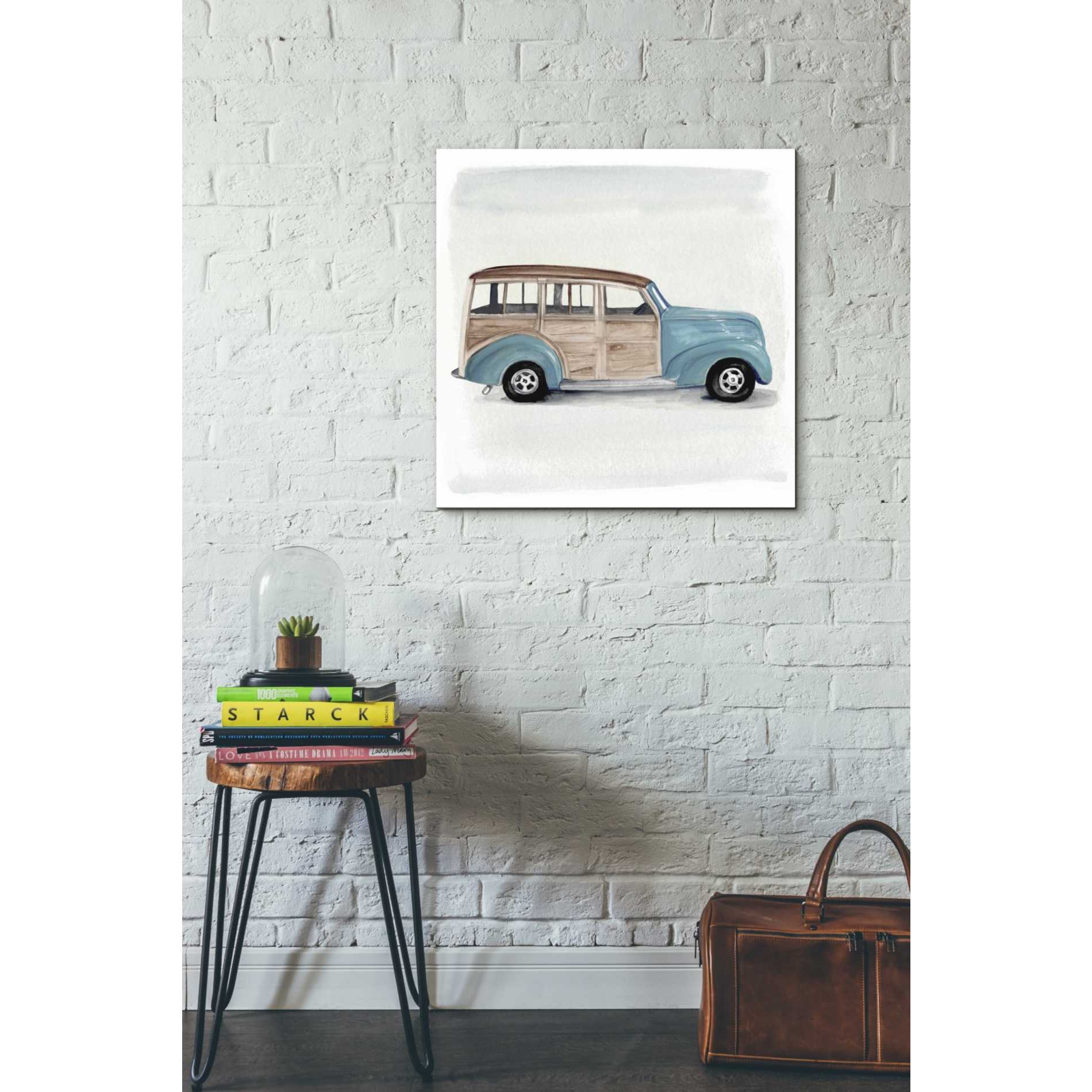 'Classic Autos IV' by Jennifer Paxton Giclee Canvas Wall Art